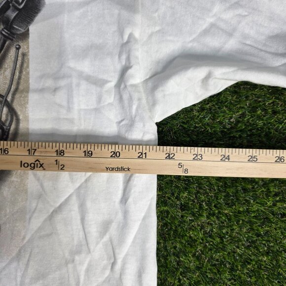 Firefighter Shirt Mens Large White Brotherhood Fireman white Vintage Y2K 2002 - Picture 14 of 14